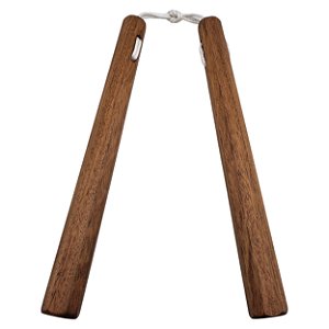 Nunchaku De Madeira Com Corda Para Treino Kung Fu E Karate 35cm