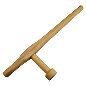 Tonfa Em Madeira Garapeira Para Artes Marciais 55cm