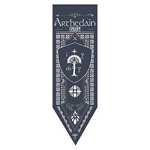 Bandeira Flâmula Reino Arthedain - O Senhor Dos Anéis
