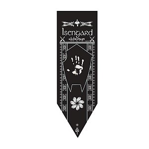 Bandeira Flâmula Isengard - O Senhor Dos Anéis