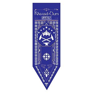 Bandeira Flâmula Khazad Dum - O Senhor Dos Anéis