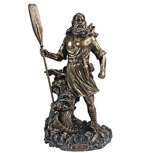 Estátua Njord Deus Nórdico Viking