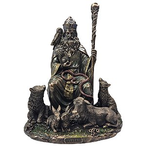 Estátua Veles Deus Eslavo Mitologia