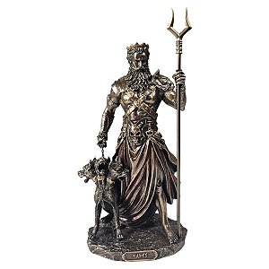 Estátua Resina Hades Mitologia Grega