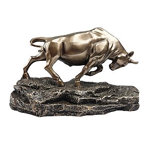 Estátua De Touro Força e Prosperidade