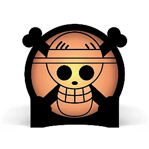 Luminária Em Mdf One Piece Caveira