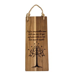Placa Arwen Undómiel O Senhor Dos Anéis Com Árvore De Gondor