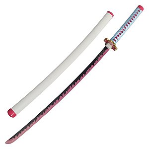 Katana Mitsuri Kanroji Demon Slayer Aço - Edição Colecionador