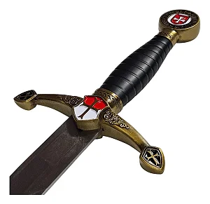 Espada Medieval Templária Templi Signum em Aço