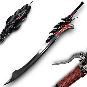 Espada Red Queen Devil May Cry em Aço - Edição Colecionador