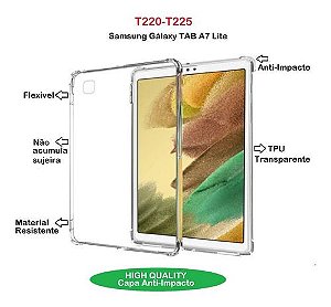 Capa Transparente Tablet Samsung Tab A7 Lite T220 T225