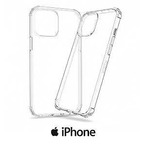Capa de Silicone Transparente para iPhone