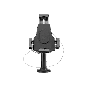 Suporte de Mesa para Tablet 7.9" a 11" Preto Com Base De Fixação e Chave
