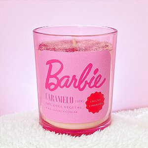 Vela Aromática Caramelo - Barbie - Cera vegetal - 150g
