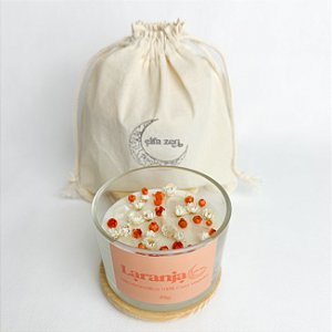 Vela Aromática Laranja 95g - 100% Cera Vegetal