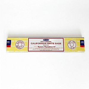 Incenso Californian White Sage - Salvia Branca - Nag Champa - Satya