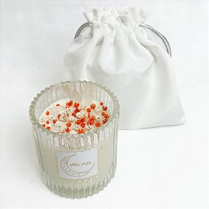 Vela Aromática Bergamota 250g - Cera Vegetal