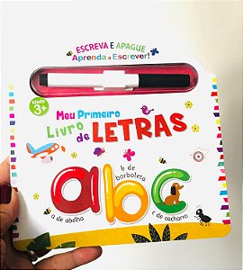 Escreva E Apague - Meu Primeiro Livro De Letras