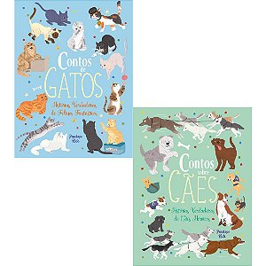 Kit Contos sobre Gatos e Contos sobre Cães - 2 Livros