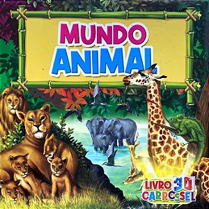 Livro 3D Carrossel - Mundo Animal