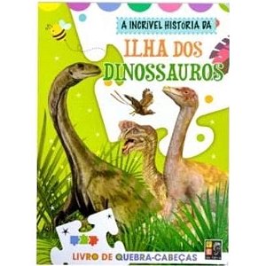 Livro De Quebra-Cabecas - Ilha Dos Dinossauros