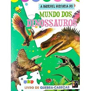 Livro De Quebra-Cabecas - Mundo Dos Dinossauros