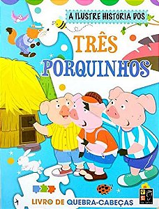 Livro De Quebra-Cabecas - Tres Porquinhos