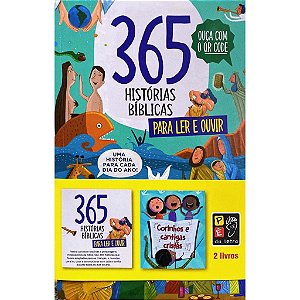 Kit Infantil - 365 Histórias Bíblicas + Corinhos e cantigas cristãs