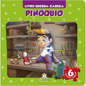 Livro quebra-cabeça: Pinóquio
