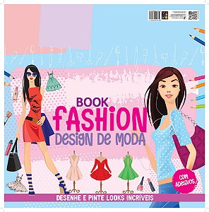 Book Fashion: Design de moda - Capa Azul