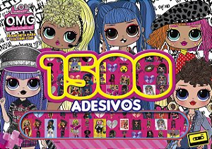 Atividades para Colorir com Adesivos - L.O.L. Surprise - Atacado de Livros