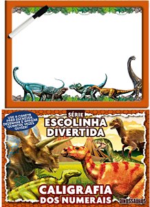 Escolinha Divertida Dinossauros - Caligrafia dos Numerais