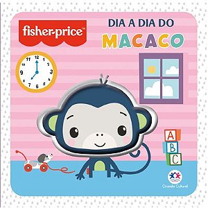 Livro cartonado com som - Fisher-Price Macaco