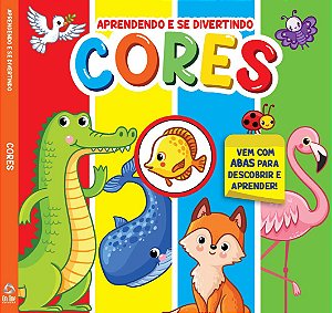 Livro Aprendendo e se Divertindo: Cores - Capa dura