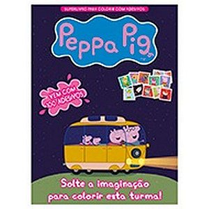 Peppa Pig - Superlivro para Colorir com 100 Adesivos