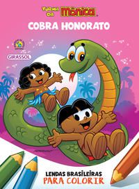 Turma da Mônica - Lendas Brasileiras para Colorir - Cobra Honorato