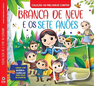 Os Melhores Contos - Branca de Neve e os Sete Anões | Livro Quebra-Cabeça