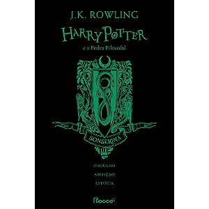 Harry Potter e a Pedra Filosofal: Sonserina - Capa Dura