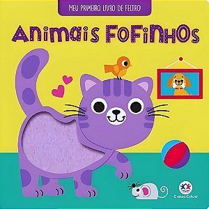 Animais fofinhos - Livro de Feltro