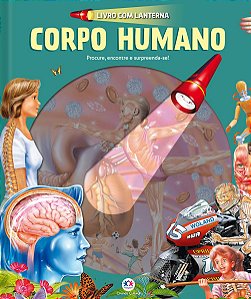 Livro com lanterna - Corpo humano