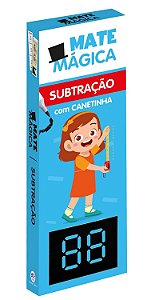 Subtração - Livro Infantil de Matemática com Canetinha Reutilizável - Atividades Educativas