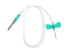 Scalp Cânula IV 21g p/ Coleta a Vácuo Safer 20 unidades