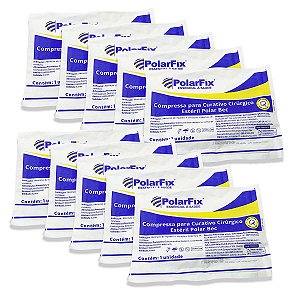 Compressa para Curativo Cirúrgico Estéril 15x60 Polarfix 10 unidades
