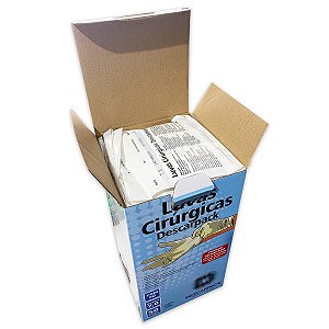 Luva Cirúrgica Estéril com Pó Tamanho 7 Descarpack 50 Pares