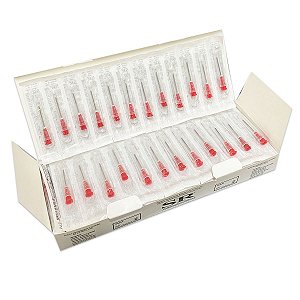Agulha para Aspiração Ponta Romba 25 x 12 SR 100 unidades
