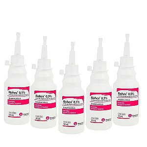 Riohex 0,5% Clorexidina Solução Alcoólica 100ml 5 unidades
