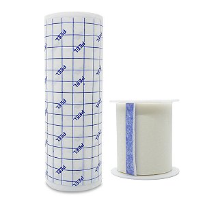 Kit Curativo Filme 15cm x 10m com Fita Micropore Branca 50mm