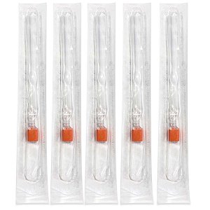 Agulha Raqui Unisis Spinal Ponta Lápis 25Gx90mm Estéril 5 unidades