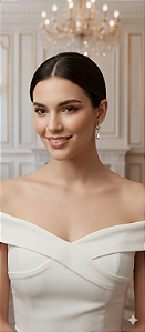 ARGOLA PÉROLA BARROCA