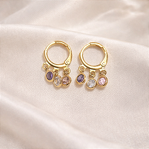 ARGOLA BASIC 3 ZIRCÔNIAS